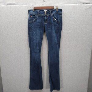 Hudson Union Jack Button Bootcut Jeans Size 29 Act Size in Desc